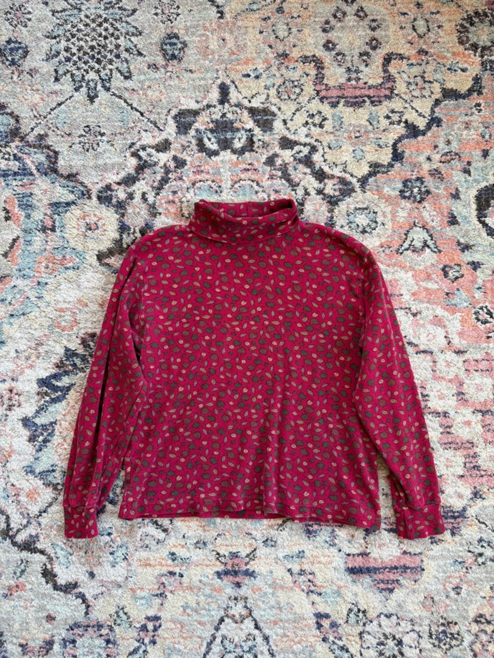 Vintage Leaf Turtleneck